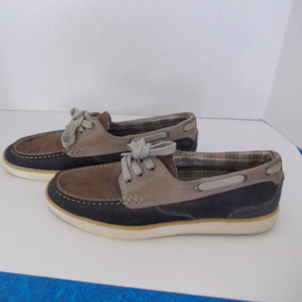 Clarks Leather Boat Deck Shoes Size 8 M Loafers Slip Ons